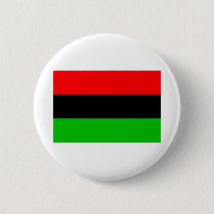 Afro-Amerikaanse vlag Ronde Button 5,7 Cm