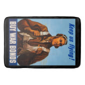 Afro-Amerikaanse vliegeniers gevechtspiloten WO2 Badmat (Voorkant)