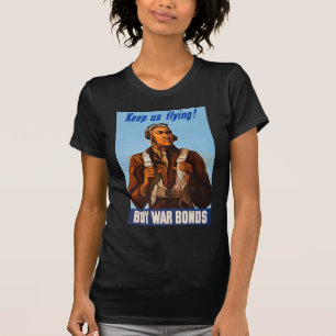 Afro-Amerikaanse vliegeniers gevechtspiloten WO2 T-shirt