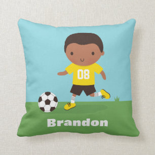 Afro-Amerikaanse voetbalkamer decor Pillow Kussen