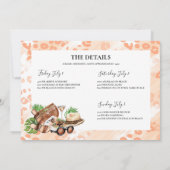 Afro-Amerikaanse vrijgezellenfeest weekend Kaart (Achterkant)