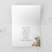 Afro-Amerikaanse vrouw kerstkaart Kaart (Binnen)