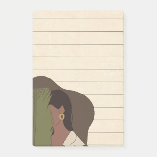 Afro-Amerikaanse vrouw levensstijl gevoerd kleveri Post-it® Notes