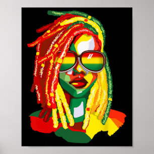 Afro-Amerikaanse Vrouwen Kunst Zwarte Geschiedenis Poster