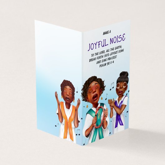 Afro-Amerikaanse zangers Schrift Kaart (Buitenkant)