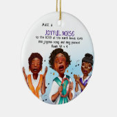 Afro-Amerikaanse zangers Schrift Keramisch Ornament (Rechts)