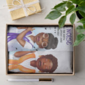 Afro-Amerikaanse zangers Schrift Tissuepapier (Geschenk)