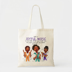 Afro-Amerikaanse zangers Schrift Tote Bag