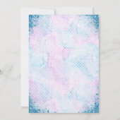 Afro-Amerikaanse Zeemeermin Baby Douche Uitnodigin Kaart (Achterkant)