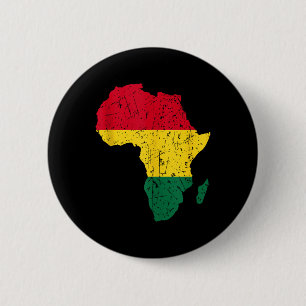 Afro-Amerikaanse zwarte geschiedenis maand juni Ronde Button 5,7 Cm