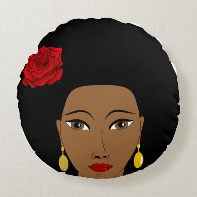 Afro Beauty Coussin (Devant)