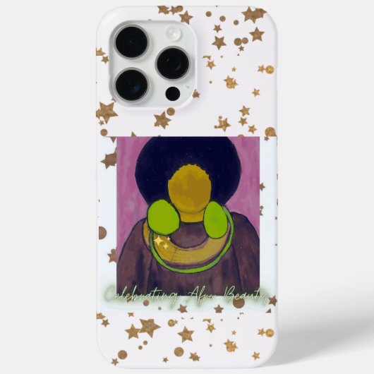 Afro Beauty vieren Case-Mate iPhone Case (Achterkant)