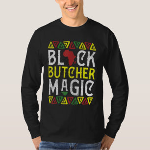 Afro Black Butcher Magic Apparel, Afrikaans-Amerik T-shirt