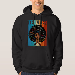 Afro Black Historie maand Afrikaans-Amerikaans Hoodie