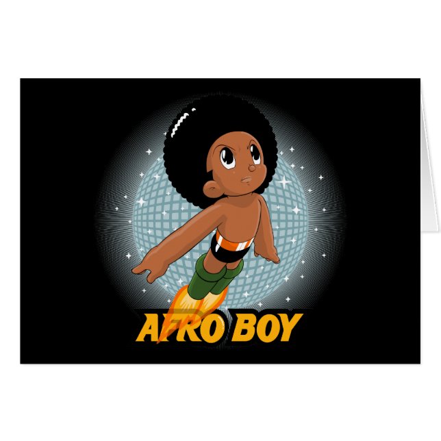 Afro Boy (Voorkant Horizontaal)