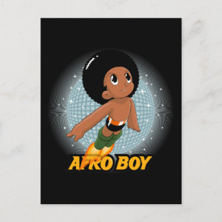 Afro Boy Briefkaart