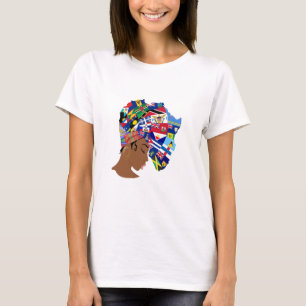 Afro Caribbean Queen T-shirt