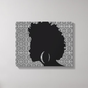 Afro Centric Wrapped Canvas Afdruk