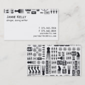 afro Comb NEW Visitekaartje (Voorkant / Achterkant)