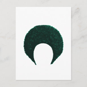Afro Cyan Het museum Zazzle geschenken Briefkaart
