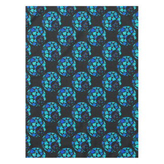 Afro Diva Blauw  Tafelkleed