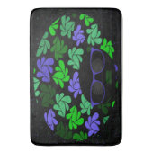 Afro Diva Green & Blue Badmat (Voorkant Verticaal)