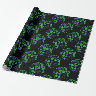 Afro Diva Groen & Blauw Cadeaupapier