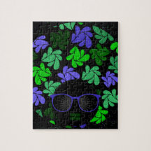 Afro Diva Groen & Blauw