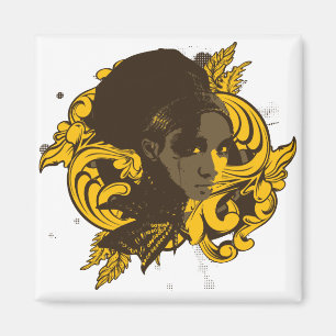 Afro Diva Magnet Magneet