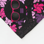 Afro Diva Pink Fleece Deken (Hoek)