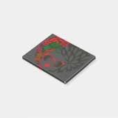 Afro Diva Red Green Slate Black Post-it® Notes (Schuin)