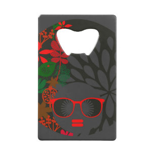 Afro Diva Rouge Vert Ardoise Noir