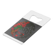 Afro Diva Rouge Vert Ardoise Noir (Dos Angle)