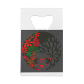 Afro Diva Rouge Vert Ardoise Noir (Dos)
