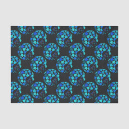 Afro Diva Turquoise Blauwgroen geschenkartikelen Tissuepapier