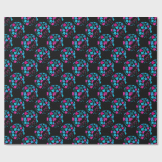 Afro Diva Turquoise & Hot Roze Cadeaupapier
