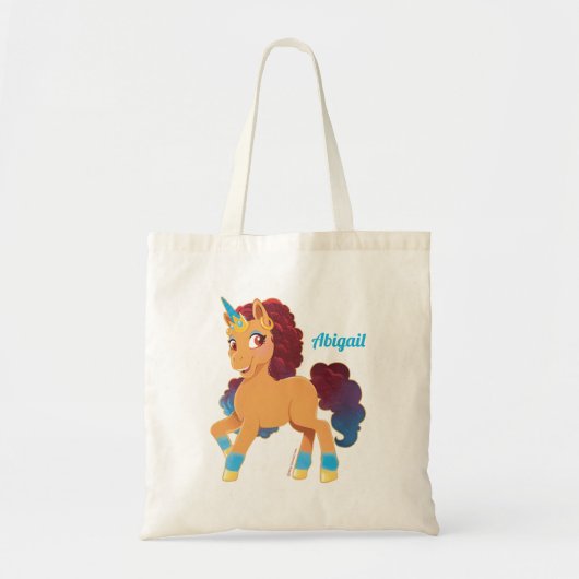 afro-eenhoorn | Divine Prancing Tote Bag (Voorkant)