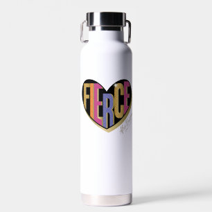 Afro Eenhoorn Fierce Heart Design Waterfles