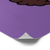 afro-eenhoorn | goddelijk poster (Hoek)