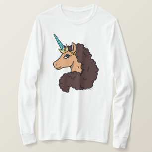 afro-eenhoorn   goddelijk t-shirt