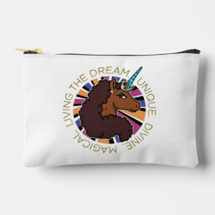 Afro Eenhoorn Living the Dream Design Etui