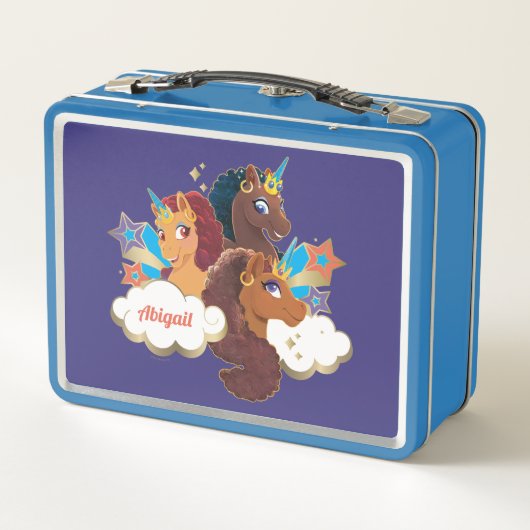 Afro Eenhoorn "Made of Magic" Trio Design (Achterkant)