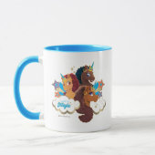 Afro Eenhoorn "Made of Magic" Trio Design Mok (Links)