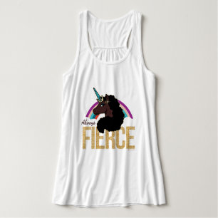 afro-eenhoorn Magisch - altijd fel Tanktop
