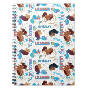 Afro Eenhoorn Magisch Empowering Patroon Notitieboek