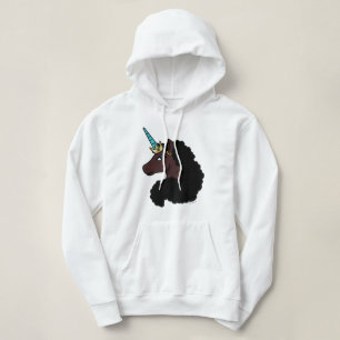 afro-eenhoorn magisch hoodie