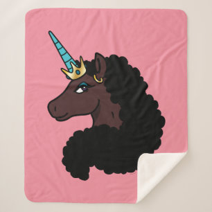 afro-eenhoorn   magisch sherpa deken
