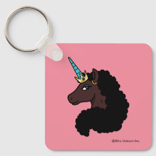 afro-eenhoorn   magisch sleutelhanger