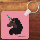 afro-eenhoorn | magisch sleutelhanger (Achterkant)