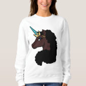 afro-eenhoorn | magisch trui (Voorkant)